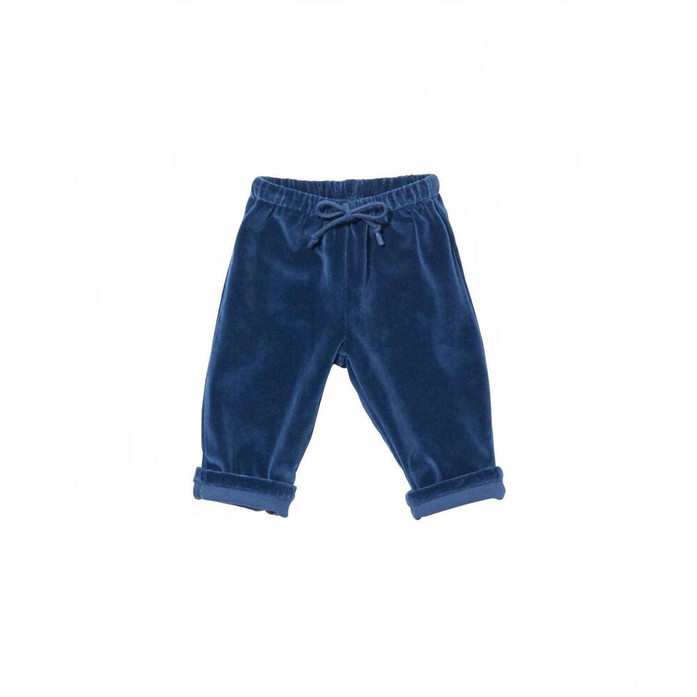 NEW OSO & ME kids' bowie baby pant in petrol velvet